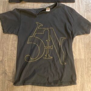 Nine inch nails sin shirt gold version Large 21x28 authentic vintage